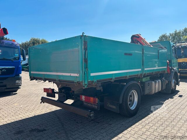 Háromirányú billenő teherautó MERCEDES-BENZ 1833 Axor  3Skipper + PK 12002 Kran 4x2
