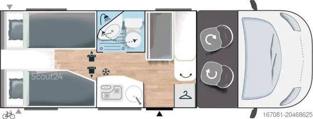 Polointegrovaný obytný vůz CHALLENGER Teilintegriert S Sport Edition S 217