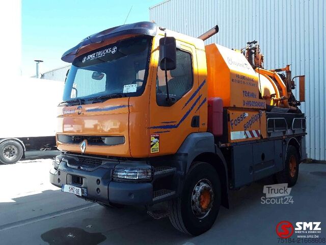 Vacuum truck Renault Kerax 340 fosse septique manualpomp