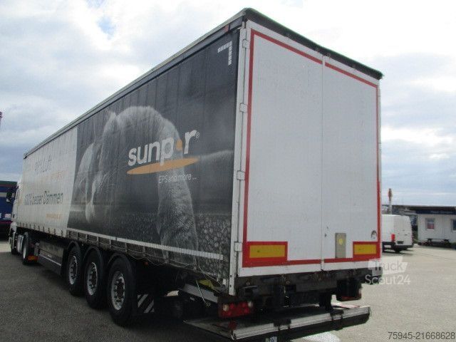 Semirimorchio con telone SCHWARZMÜLLER J-Serie, Liftachse, LBW, TÜV 04/2026