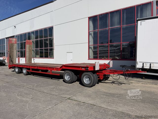 Poluprikolica za niskopodni prevoz Goldhofer TU-4-2x2-31/80  4 Achs Tiefladeranhänger