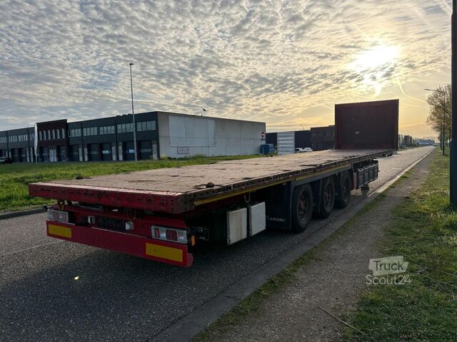 Boîte plate Krone SD Platform / Twistlocks / BPW Axles / Discbrakes