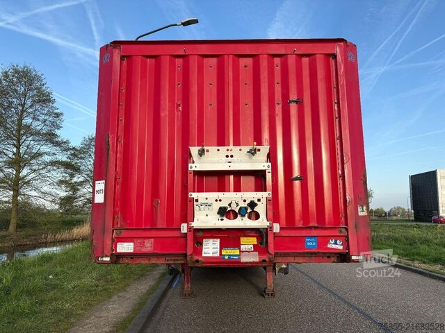 Boîte plate Krone SD Platform / Twistlocks / BPW Axles / Discbrakes
