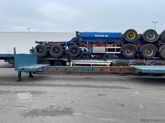 Încărcător redus Broshuis E-2190  Lowbed / Steel Suspension / Extendable ...