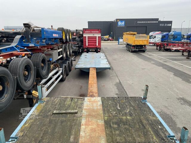 Încărcător redus Broshuis E-2190  Lowbed / Steel Suspension / Extendable ...