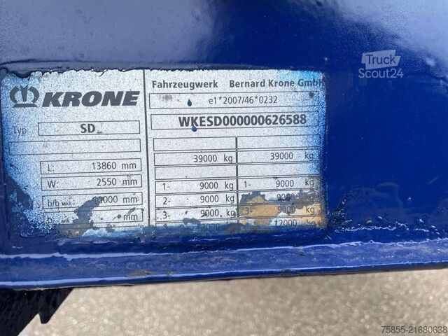 Transport de volume Krone Mega Mega / Volume / BPW Axles / Drumbrakes