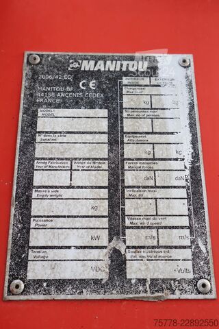 Piattaforma telescopica Manitou 280 TJ | 28 METER | 350 KG