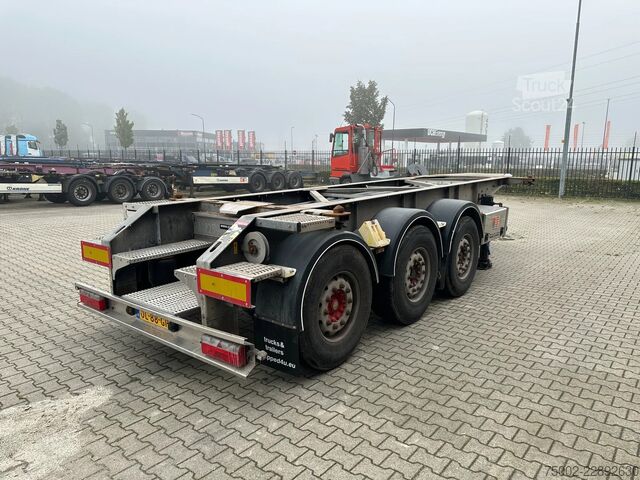  Van Hool 20FT ADR CHASSIS / galvanized / MB DISC / 2x li...