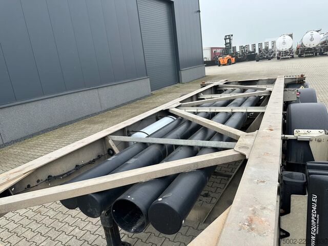  Van Hool 20FT ADR CHASSIS / galvanized / MB DISC / 2x li...