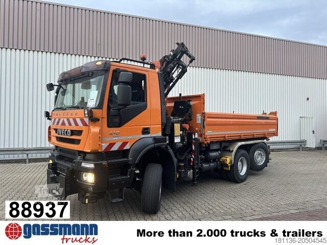 Tipvogn Iveco Trakker AD260T41WY/PS 6x4-4, EEV, Lenk-/Liftachse,