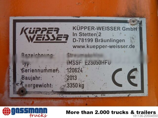 Utilaj agricol Küpper-Weisser IMSSF E23050HFU Kombistreuer ca. 5m³/6600l