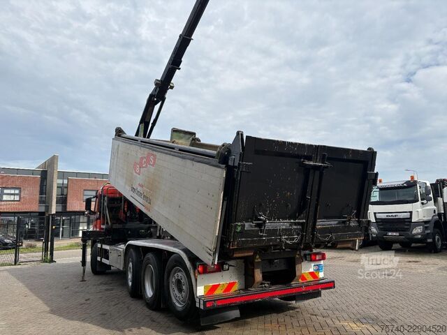 Kraanwagen Volvo FM 420 + HMF 1643 Z2---2X EXT. + REMOTE + TIPPE...