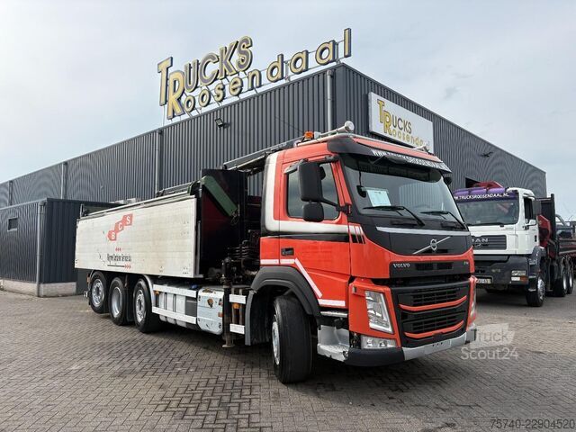 Kraanwagen Volvo FM 420 + HMF 1643 Z2---2X EXT. + REMOTE + TIPPE...