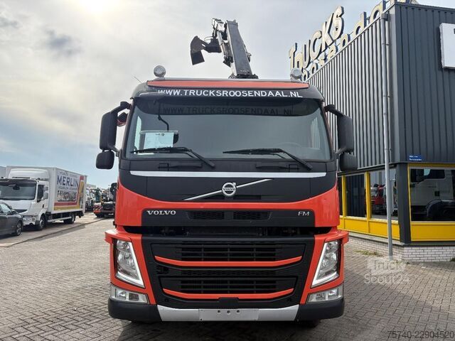 Kraanwagen Volvo FM 420 + HMF 1643 Z2---2X EXT. + REMOTE + TIPPE...