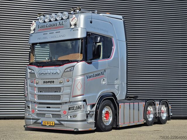 MTS standard Scania S590 V8 6X4 / 2 TANKS / NL TRUCK! 80T