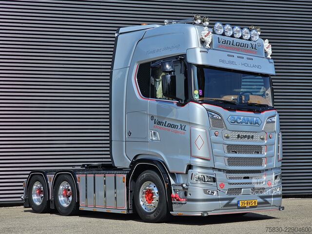 MTS standard Scania S590 V8 6X4 / 2 TANKS / NL TRUCK! 80T