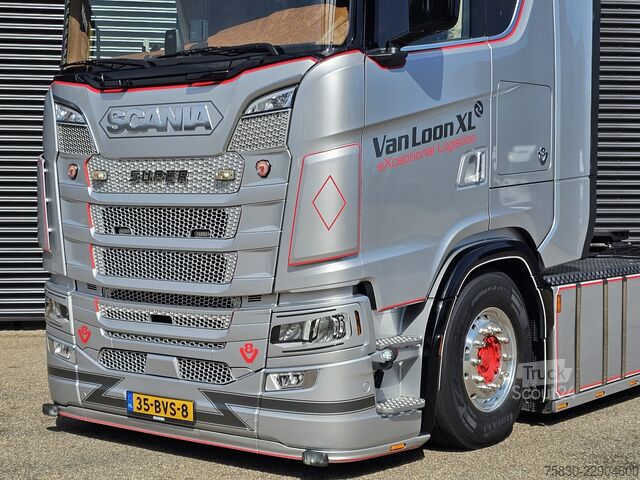 MTS standard Scania S590 V8 6X4 / 2 TANKS / NL TRUCK! 80T