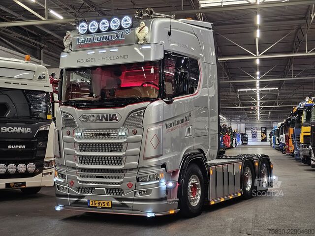 MTS standard Scania S590 V8 6X4 / 2 TANKS / NL TRUCK! 80T