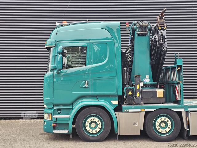 منصة التحميل Scania R450 8x2 / HMF 60TM / CRANE / KRAN