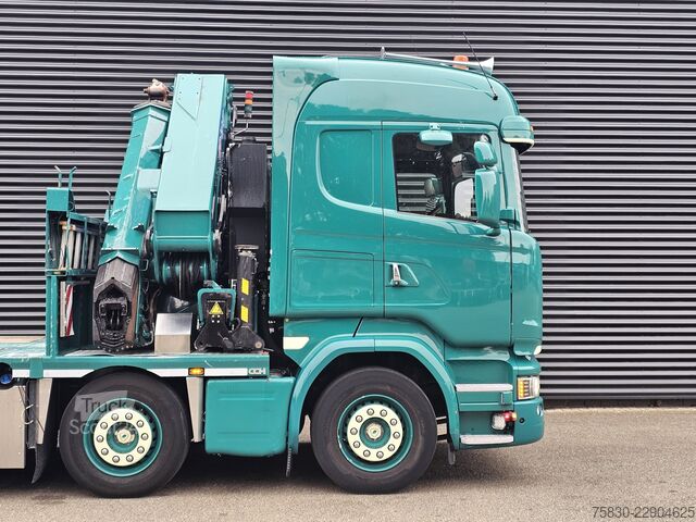 منصة التحميل Scania R450 8x2 / HMF 60TM / CRANE / KRAN