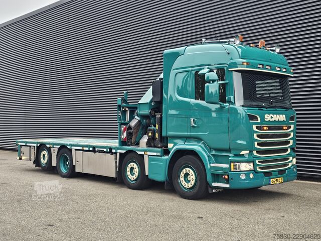 منصة التحميل Scania R450 8x2 / HMF 60TM / CRANE / KRAN