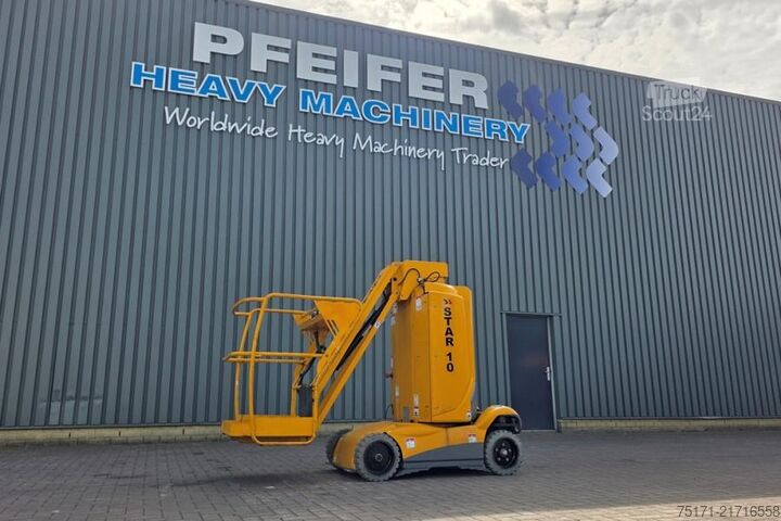 Csuklós teleszkópos munkaállvány Haulotte STAR 10 Electric, 10m Working Height, 3m Reach, 20