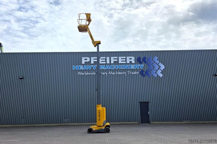 Csuklós teleszkópos munkaállvány Haulotte STAR 10 Electric, 10m Working Height, 3m Reach, 20