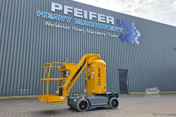 Csuklós teleszkópos munkaállvány Haulotte STAR 10 Electric, 10m Working Height, 3m Reach, 20