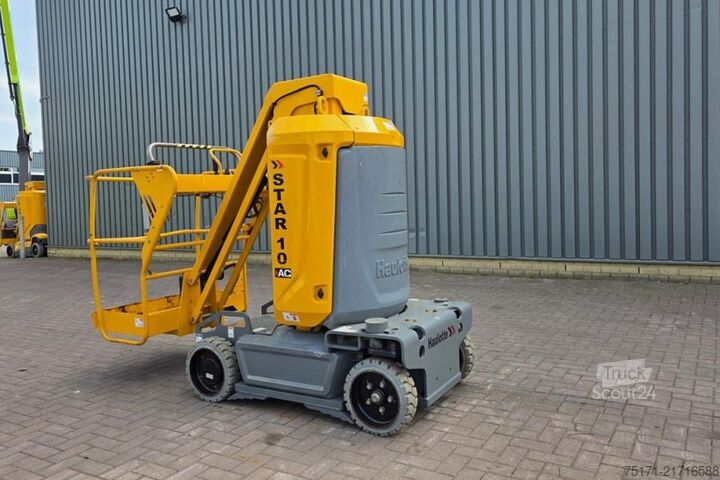Ledad teleskopisk arbetsplattform Haulotte STAR 10 Electric, 10m Working Height, 3m Reach, 20