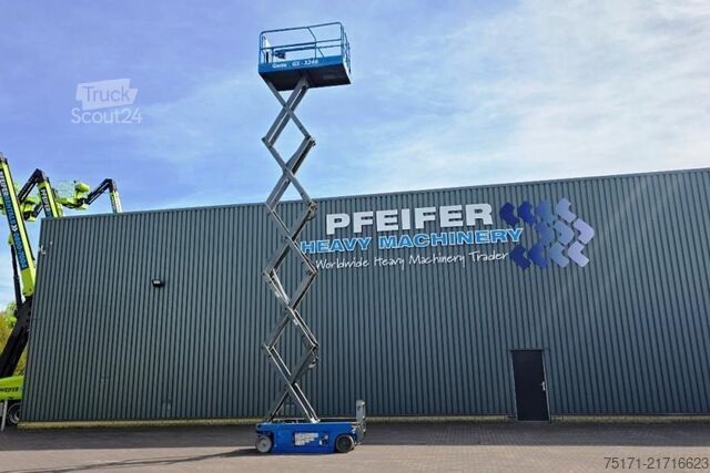 Ollós emelő Genie GS3246 Electric, Working Height 11.75 m, 318kg Cap