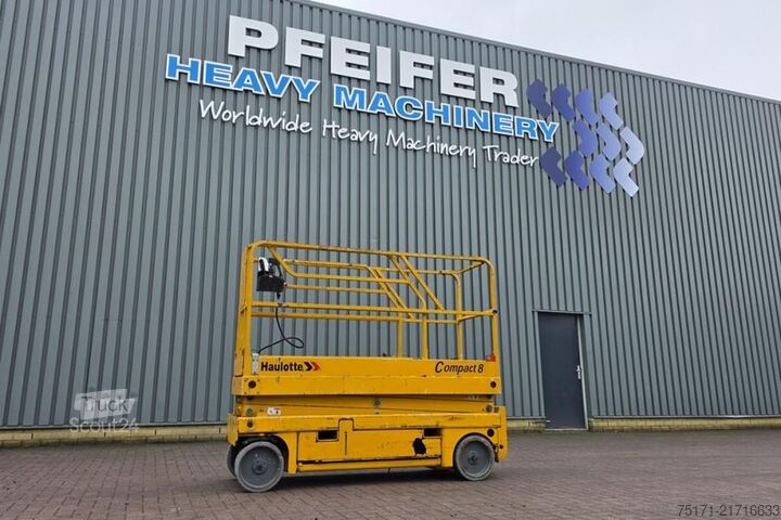 Ollós emelő Haulotte Compact 8 As-Is, Electric, 8m Working Height, 350k