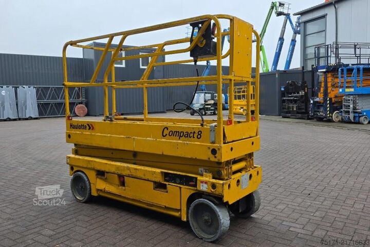 Saxlift Haulotte Compact 8 As-Is, Electric, 8m Working Height, 350k