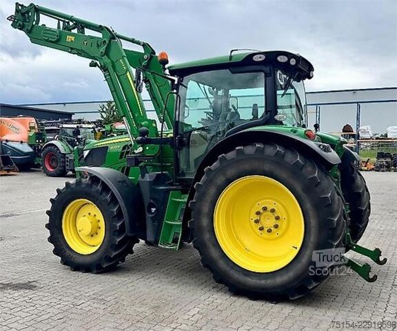 Traktor John Deere 6145R Direct Drive + 663R Frontlader