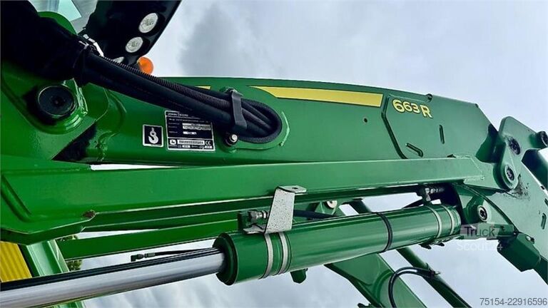 Traktor John Deere 6145R Direct Drive + 663R Frontlader