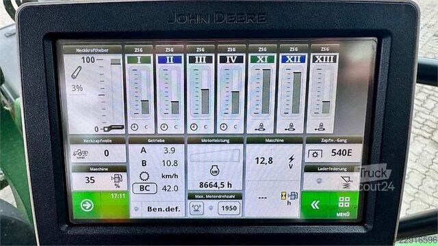 Traktor John Deere 6145R Direct Drive + 663R Frontlader