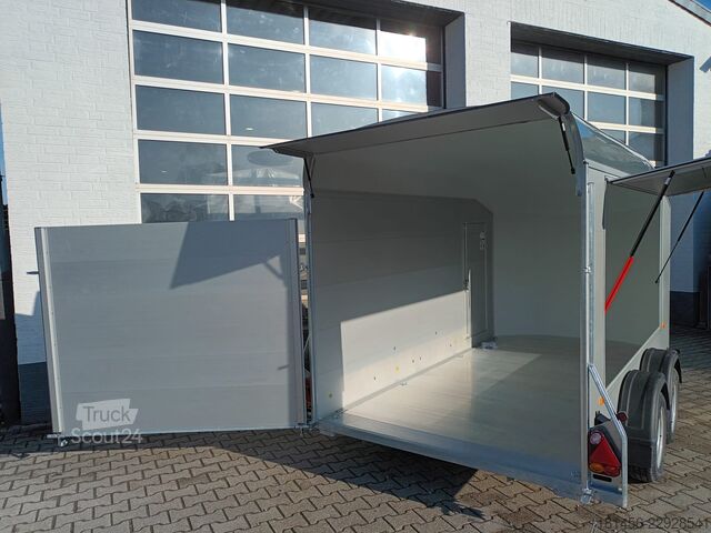 Kasa dorse Cheval Liberté Roadster 700 irgrau 380x180x200cm Serviceklap Pullman