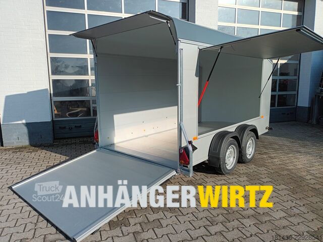 Kasa dorse Cheval Liberté Roadster 700 irgrau 380x180x200cm Serviceklap Pullman