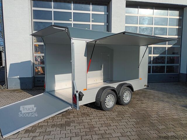 Kasa dorse Cheval Liberté Roadster 700 irgrau 380x180x200cm Serviceklap Pullman