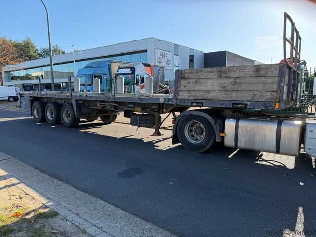 Platform trailer Cuyle 36R 3-AXLES BPW STEEL SPRING / SUSP. LAMES / BL...