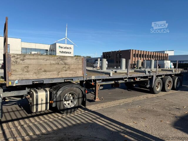Platform trailer Cuyle 36R 3-AXLES BPW STEEL SPRING / SUSP. LAMES / BL...