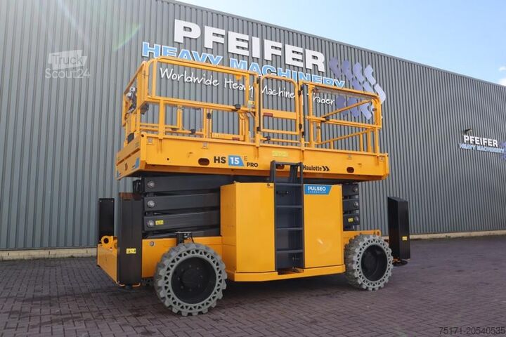 Saxlift Haulotte HS15EPRO Unused, Valid Inspection, *Guarantee! Ful