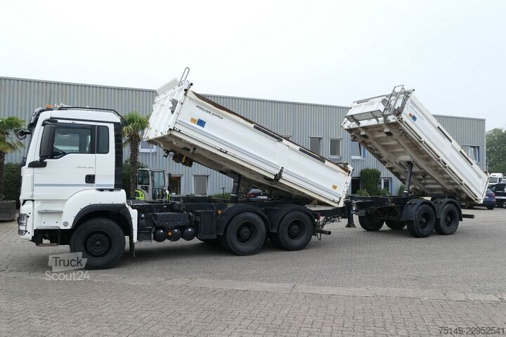 Driezijdige kipper MAN 26.500 TGS 6x4, Meiller, Bordmatik, Klima, AHK