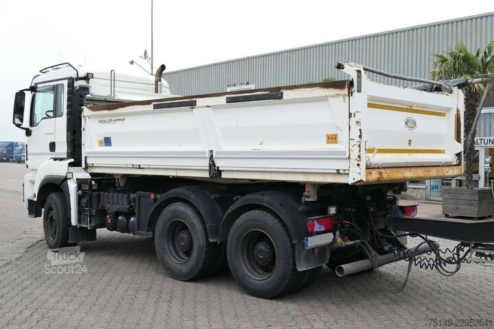 Driezijdige kipper MAN 26.500 TGS 6x4, Meiller, Bordmatik, Klima, AHK