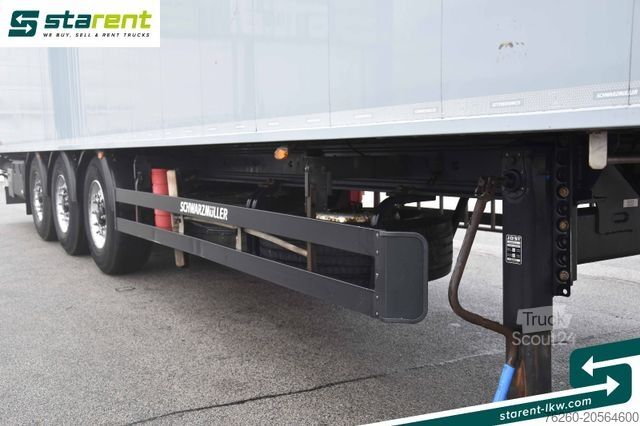 Semi-remorque à plancher roulant SCHWARZMÜLLER Schubbodenauflieger 10mm Liftachse