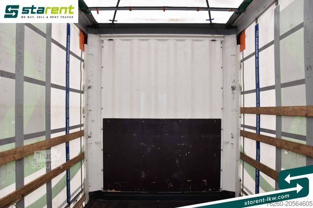Semiremorcă deschisă cu prelată KRONE Megatrailer Hubdach Liftachse Safe Curtain
