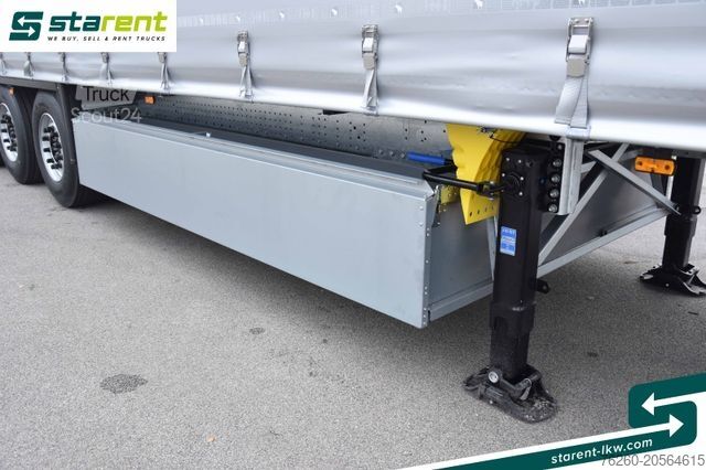 Отворено полуремарке с брезент SCHMITZ CARGOBULL Liftachse Palettenkasten XL Zertifikat Multilok