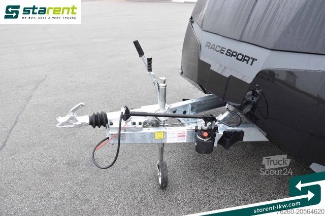 Araba taşıyıcı römork BRIAN JAMES TRAILERS Trailers Race Sport, Seilwinde, Zusatzrampen