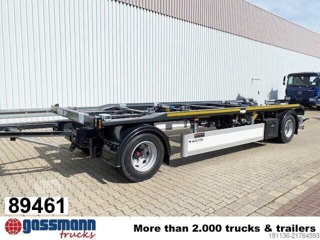 Reboque roll off Wielton PS2P70B Abrollanhänger bis 7,25 m Behälter