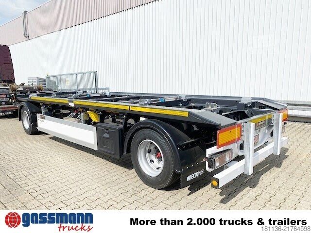 Reboque roll off Wielton PS2P70B Abrollanhänger bis 7,25 m Behälter