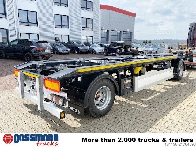 Reboque roll off Wielton PS2P70B Abrollanhänger bis 7,25 m Behälter
